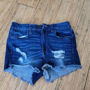 Charlotte Russe Size 5 Distressed Denim Women Shorts